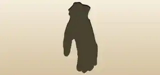 Glove silhouette