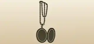 Locket silhouette