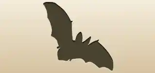 Bat silhouette
