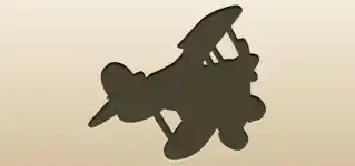 Airplane silhouette