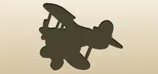 Airplane silhouette