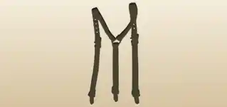 Suspenders silhouette