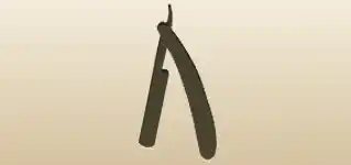 Straight Razor silhouette