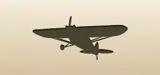 Airplane silhouette