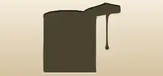 Can of Paint silhouette