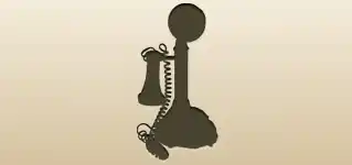Telephone silhouette