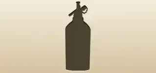 Soda Siphon silhouette