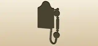 Telephone silhouette