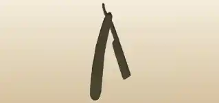 Straight Razor silhouette