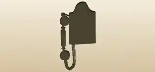 Telephone silhouette