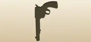 Revolver silhouette