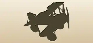 Airplane silhouette