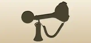 Telephone silhouette