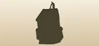 Backpack silhouette