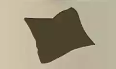 クッションのシルエット