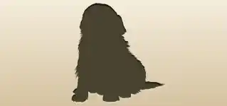Dog silhouette