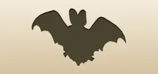 Bat silhouette