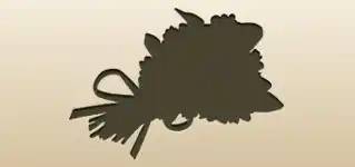 Forget-me-nots silhouette
