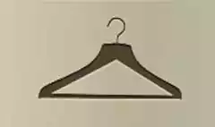 ハンガーのシルエット