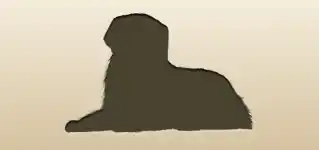 Dog silhouette