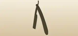 Straight Razor silhouette