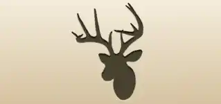 Reindeer silhouette