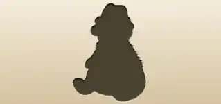 Bear silhouette