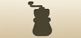 Coffee Grinder silhouette