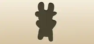 Reindeer silhouette