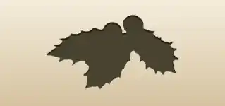 Holly silhouette