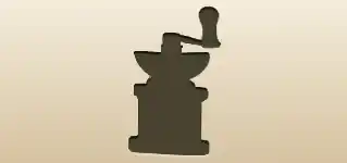 Coffee Grinder silhouette