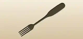 Fork silhouette