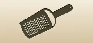 Grater silhouette