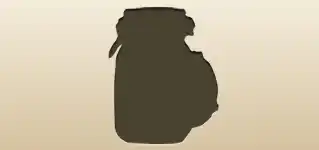 Coffee Beans silhouette