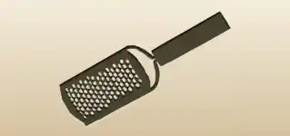 Grater silhouette