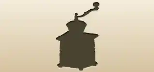Coffee Grinder silhouette