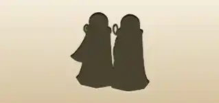 Salt and Pepper Shakers silhouette