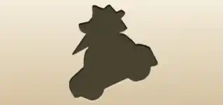 Toy Car silhouette