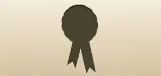 Award Ribbon silhouette
