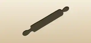 Rolling Pin silhouette