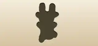 Reindeer silhouette