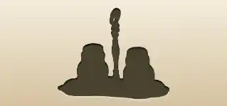 Salt and Pepper Shakers silhouette
