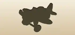 Airplane silhouette