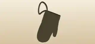 Oven Mitt silhouette