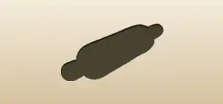 Rolling Pin silhouette