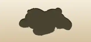 Bear silhouette