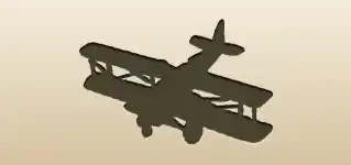 Airplane silhouette