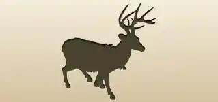 Reindeer silhouette
