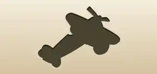 Airplane silhouette