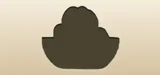Eggs silhouette